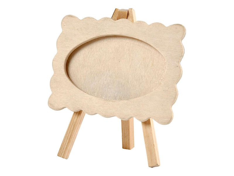 Creativ Company Wooden Photo Frame on Easel 13.2x11.5cm
