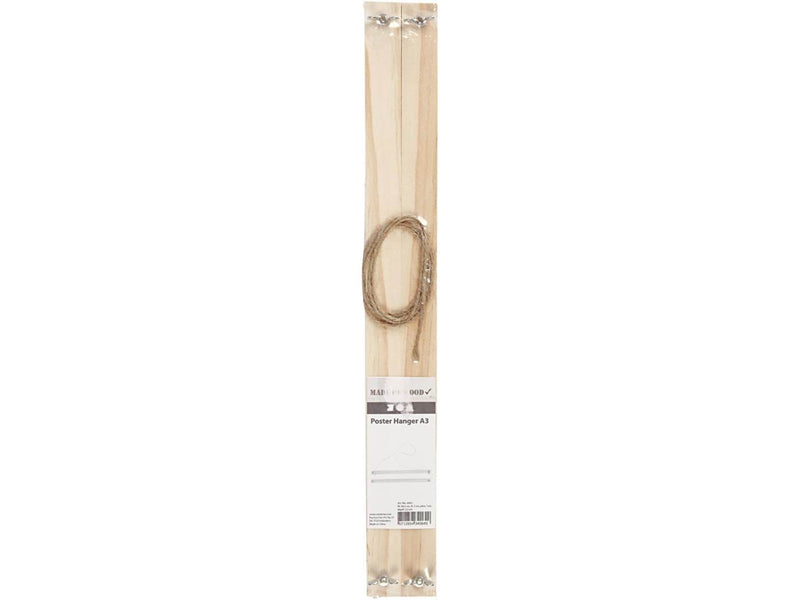 Creativ Company Wooden Poster Hanger Set