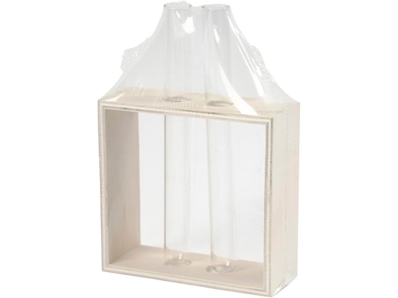 Creativ Company Wooden Rack with Test Tubes 3 pcs.