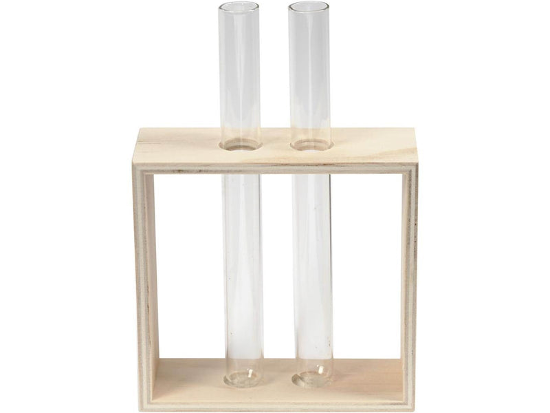 Creativ Company Wooden Rack with Test Tubes 3 pcs.