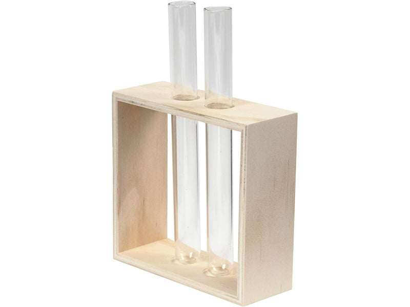 Creativ Company Wooden Rack with Test Tubes 3 pcs.