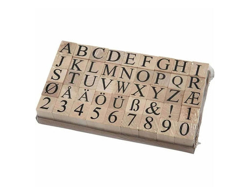 Creativ Company Wooden Stamp Set 45pcs.