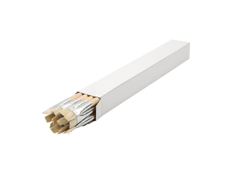 Creativ Company Wooden brushes No. 14 long handle 12pcs.