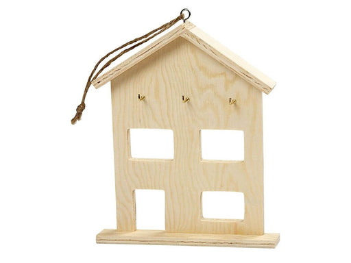 Creativ Company Wooden key box with 3 hooks