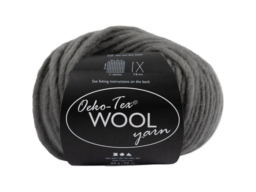 Creativ Company Wool yarn Gray 50m