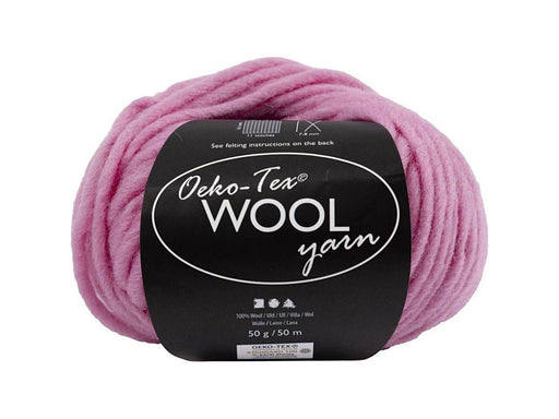 Creativ Company Wool yarn Light pink 50m