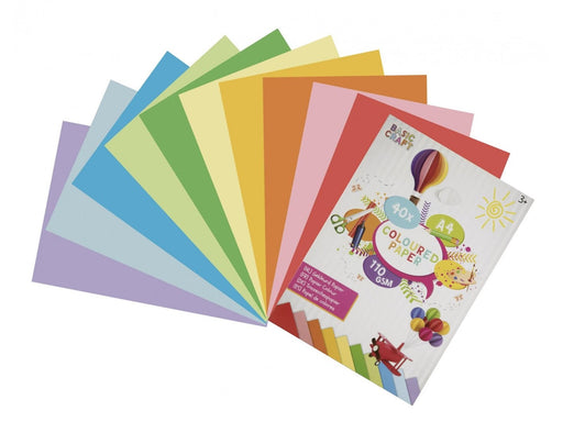 Creative Craft Group A4 pad w. 40 sheets ass. colored paper