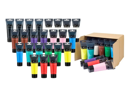 Creative Craft Group Acrylic color 75ml. in tube. ass. colors
