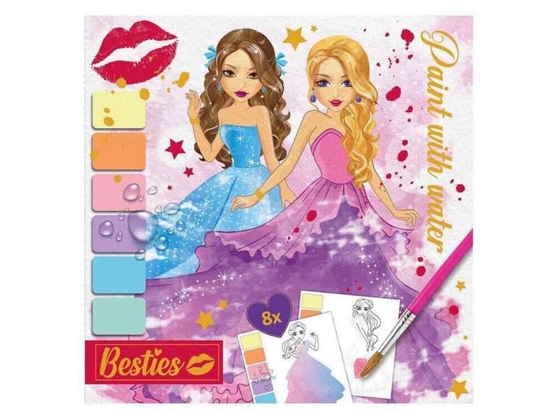 Creative Craft Group BESTIES Paint with water 20*20cm. 8 sheets