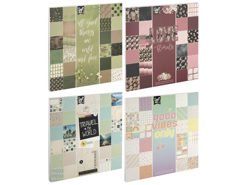 Creative Craft Group Block Design 25*25cm. 24 sheets 250g.