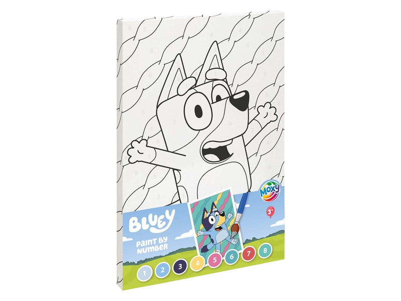 Creative Craft Group Bluey Paint by Number Canvas - 29.7 x 19.5 cm