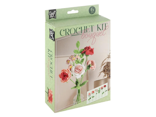 Creative Craft Group CROCHET KIT Crochet kit FLOWERS Pink