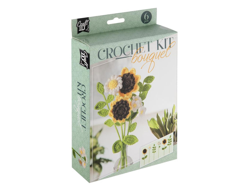 Creative Craft Group CROCHET KIT Crochet kit FLOWERS Yellow