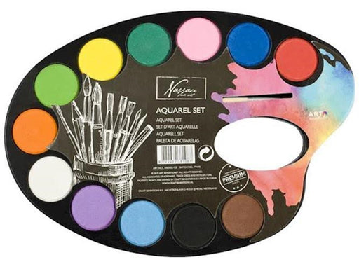 Creative Craft Group Color Barn - palette with 12 colors and pen