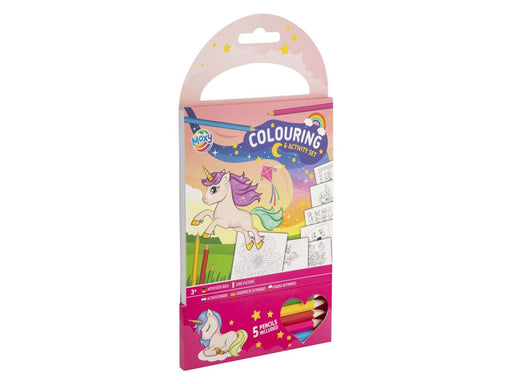 Creative Craft Group Coloring and Activity Set Pink with 5 Colored Pencils