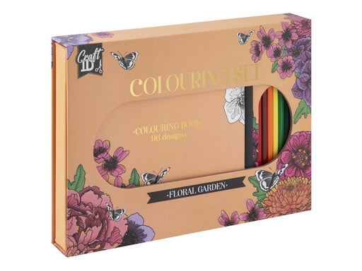 Creative Craft Group Coloring book + 10 crayons. Gift box.