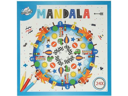 Creative Craft Group Coloring book MANDALA 20.5*20.5cm CARS
