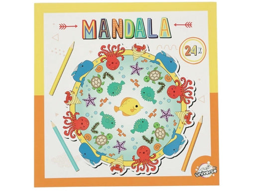 Creative Craft Group Coloring book MANDALA 20.5*20.5cm SEA ANIMALS