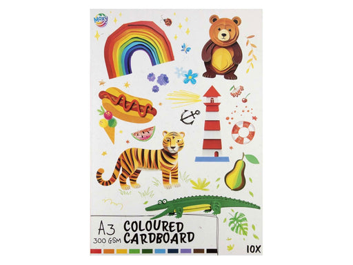 Creative Craft Group Coloured cardboard A3 10 sheets - 10 colours 300 gsm