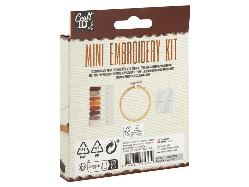 Creative Craft Group Craft ID - Mini embroidery kit - Butterfly (CR1710