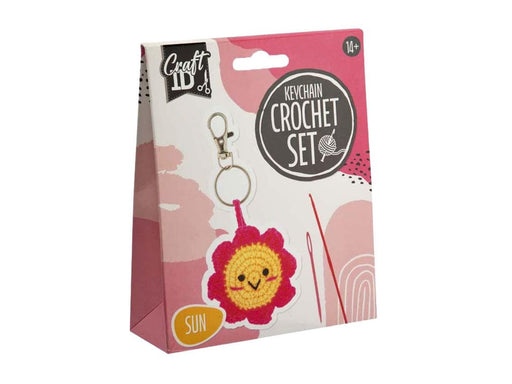 Creative Craft Group Crochet Kit Keychain Sun - incl. Needle and Thread
