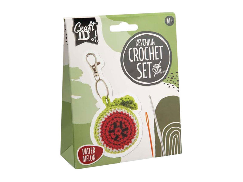 Creative Craft Group Crochet Kit Keyring Watermelon - incl. Needle and Thread