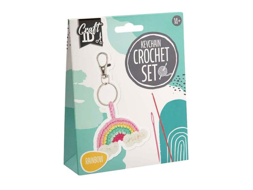 Creative Craft Group Crochet Kit Rainbow Keychain - incl. Needle and Thread