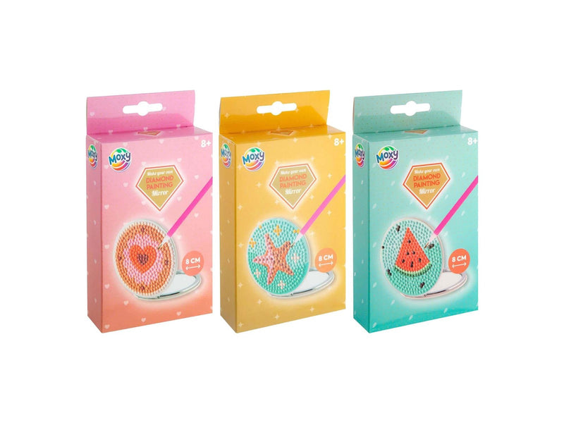 Creative Craft Group Diamond Painting Hand Mirror Decorate - 8 cm