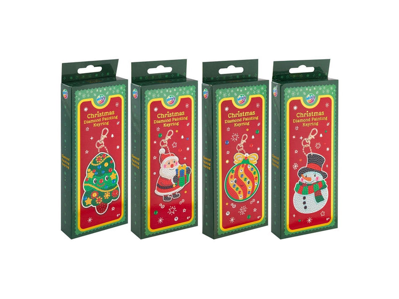 Creative Craft Group Diamond Painting Keychain Christmas