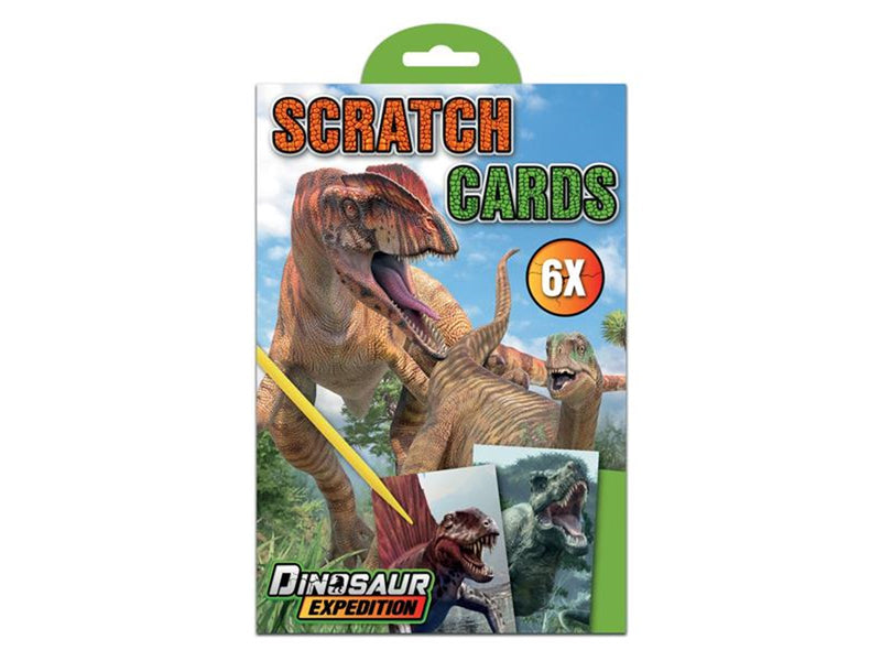 Creative Craft Group - Dino 6 Scratch Cards