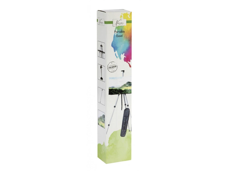 Creative Craft Group Easel aluminum. Height max. 84cm.