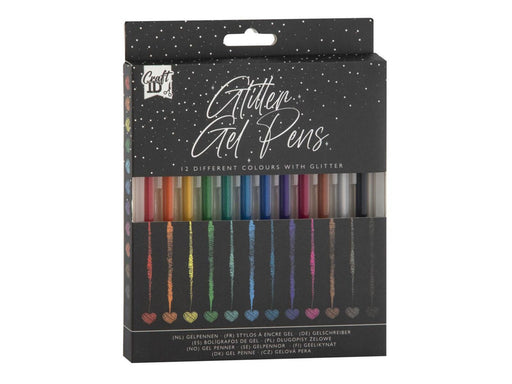 Creative Craft Group Gel Pens Glitter 12 pcs.