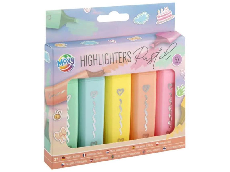 Creative Craft Group Highlighters 4 pcs pastel colors