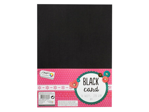 Creative Craft Group Hobby cardboard Black A4 10 sheets