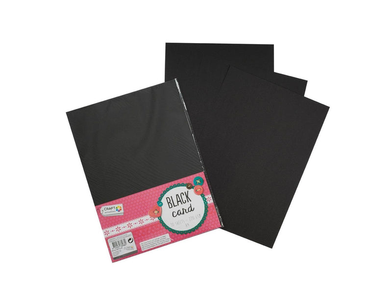 Creative Craft Group Hobby cardboard Black A4 10 sheets