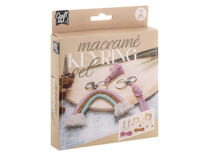 Creative Craft Group Macrame Keychains Set of 2