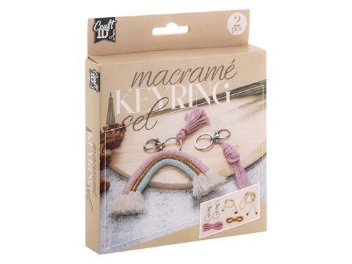 Creative Craft Group Macrame Keychains Set of 2