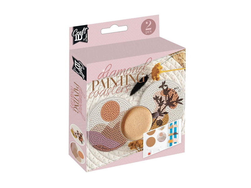 Creative Craft Group Making Diamond Painting Coasters
