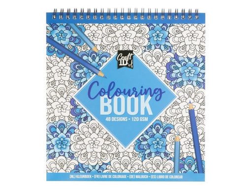 Creative Craft Group Mandala coloring book 21*20cm. 24s. 120g. BLUE