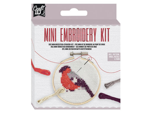 Creative Craft Group Mini embroidery kit 12.5*10cm Bird.
