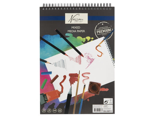 Creative Craft Group Mixed Media A4 pad 20 sheets. 300g.