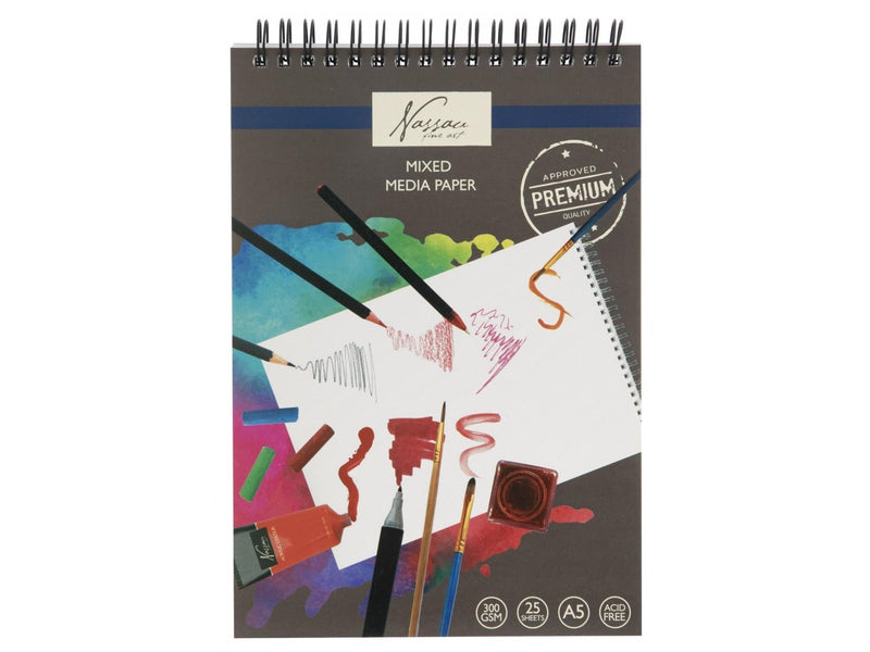 Creative Craft Group Mixed Media A5 pad 25 sheets. 300g.