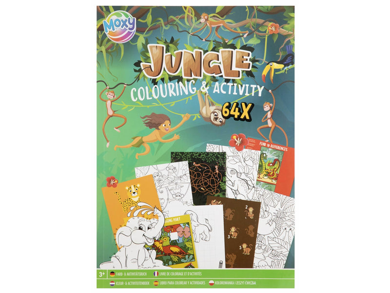 Creative Craft Group Moxy - Colouring & Activity Book - Jungle