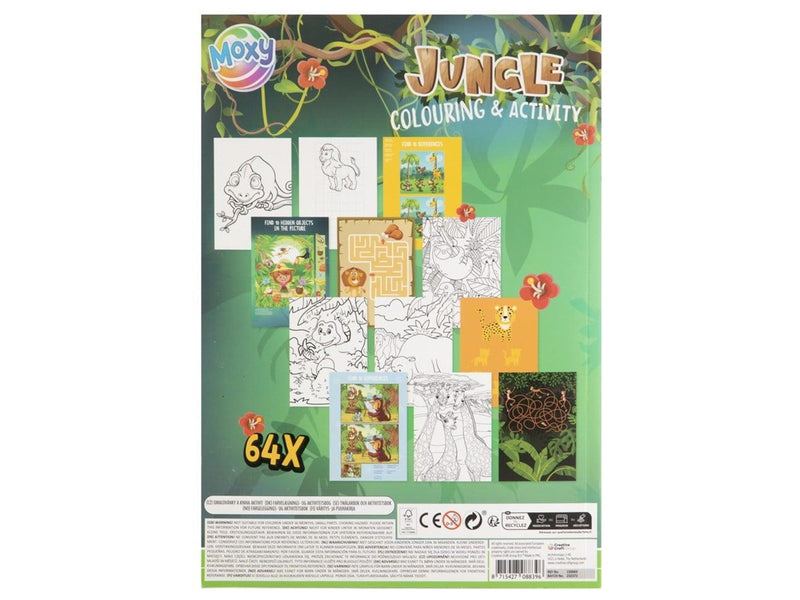 Creative Craft Group Moxy - Colouring & Activity Book - Jungle