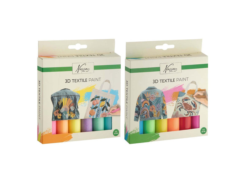Creative Craft Group Nassau 3D Fabric Paint Set - 6 pcs.