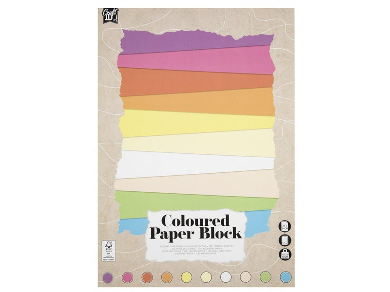 Creative Craft Group Pad 24*34cm 120/220g. 24 sheets Ass.