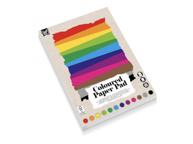 Creative Craft Group Pad A4 220g. 24 sheets Ass. colors