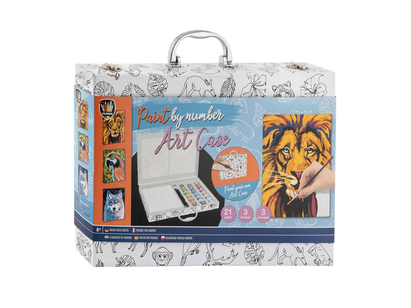Creative Craft Group Painting by Numbers Animals Coloring Case 27 pcs.