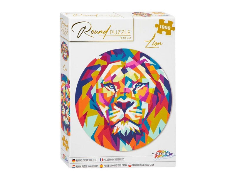 Creative Craft Group Puzzle 1.000 pieces. Round. LION