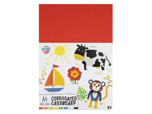 Creative Craft Group Ribbed Craft Cardstock A4 8 Sheets 8 Colors